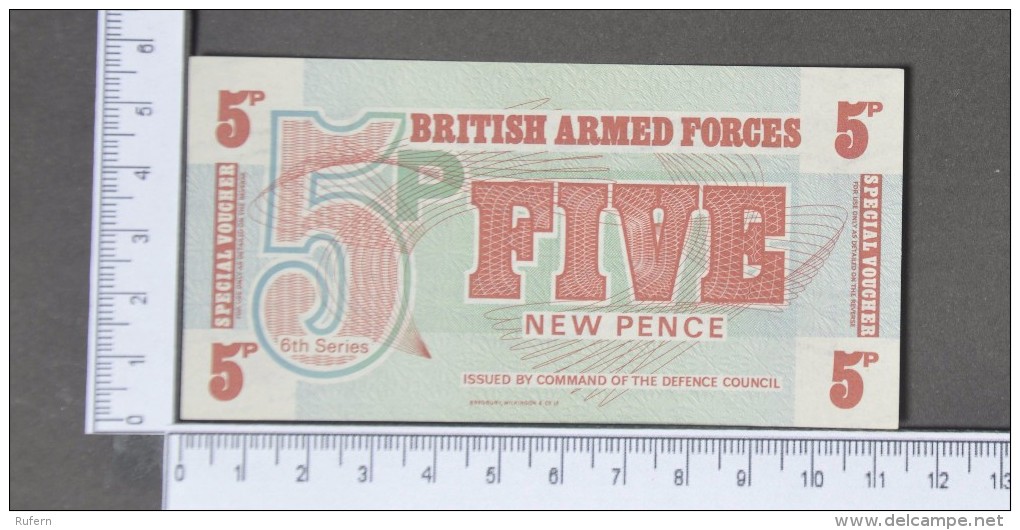 GREAT BRITAIN  5  NEW PENCE       -    (Nº11426) - British Armed Forces & Special Vouchers