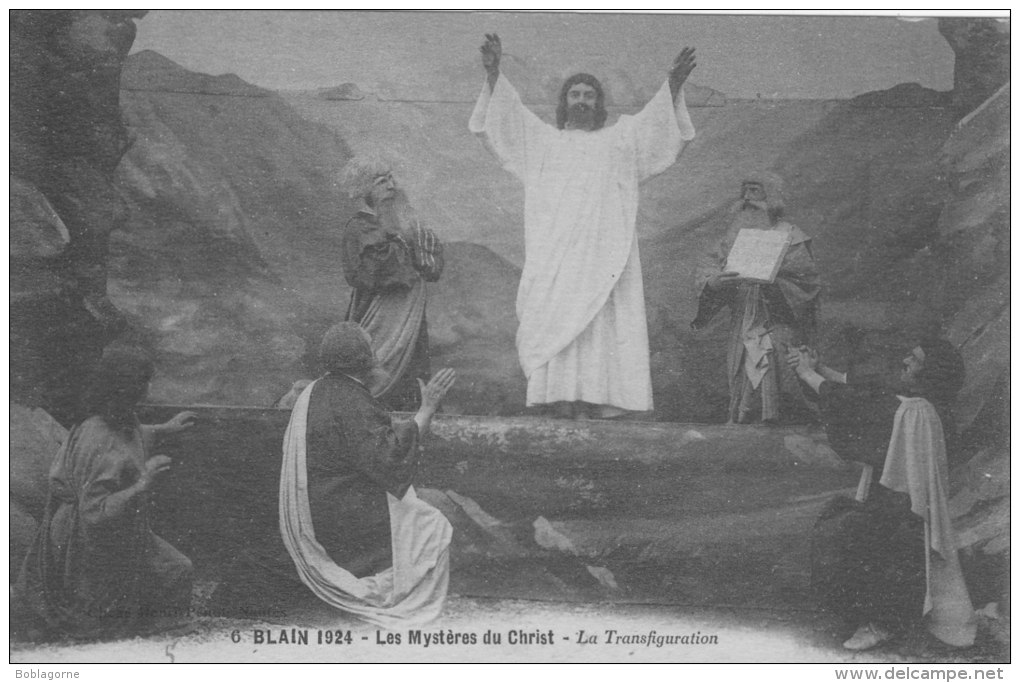 La Nativité à Blain 1924 Les Mystères Du Christ La Transfiguration - Blain