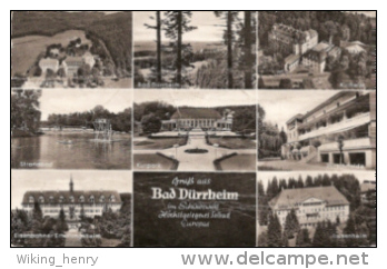 Bad Dürrheim - S/w Mehrbildkarte 5 - Bad Duerrheim
