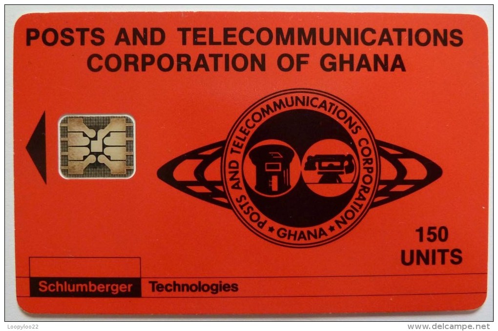 GHANA - Schlumberger - SI5 Chip - 1st Issue - 150 Units - Field Trial - Mint - RRR - Ghana