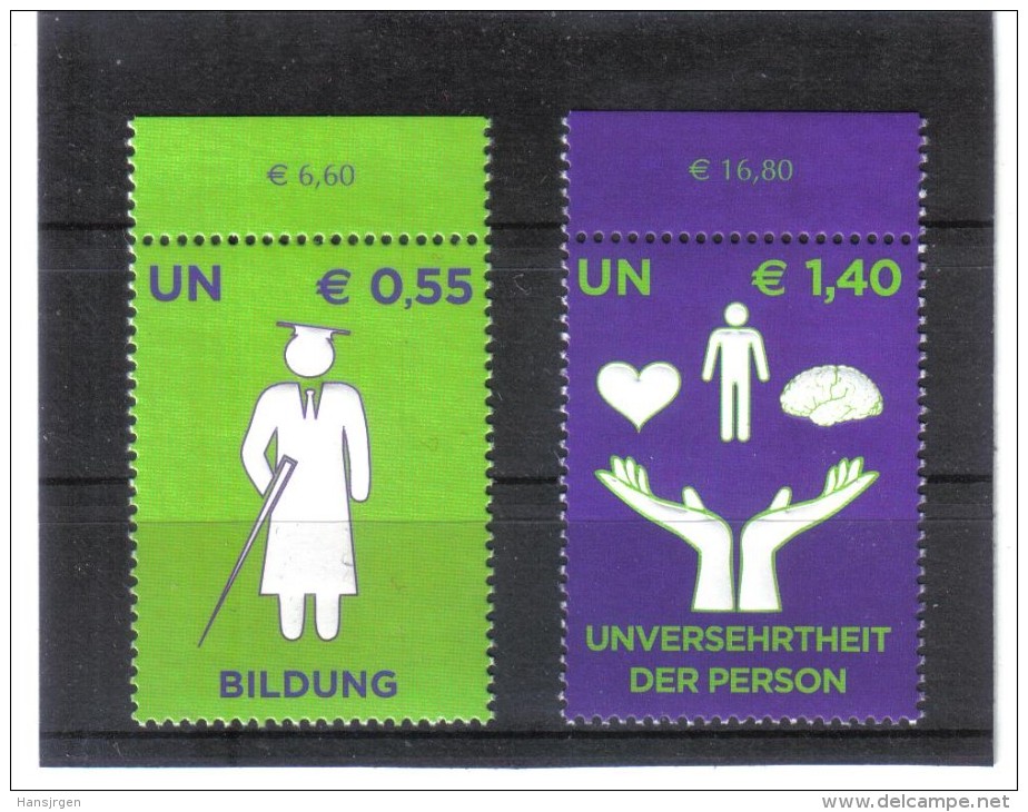 UPU 1275  UNO WIEN 2008  MICHL 543/44 ** Postfrisch - Ungebraucht