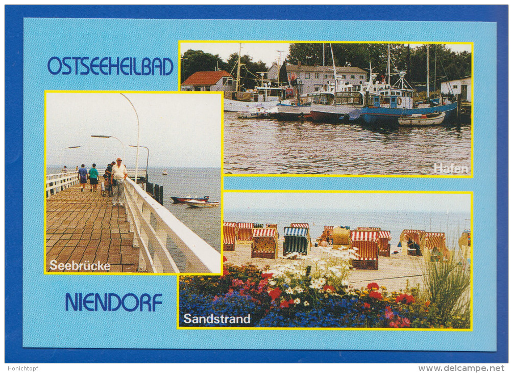 Deutschland; Niendorf, Timmendorfer Strand; Multibildkarte - Timmendorfer Strand