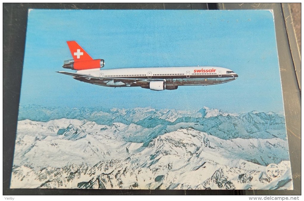 Avion Dc 10 - 30 De La Swissair - 1946-....: Moderne