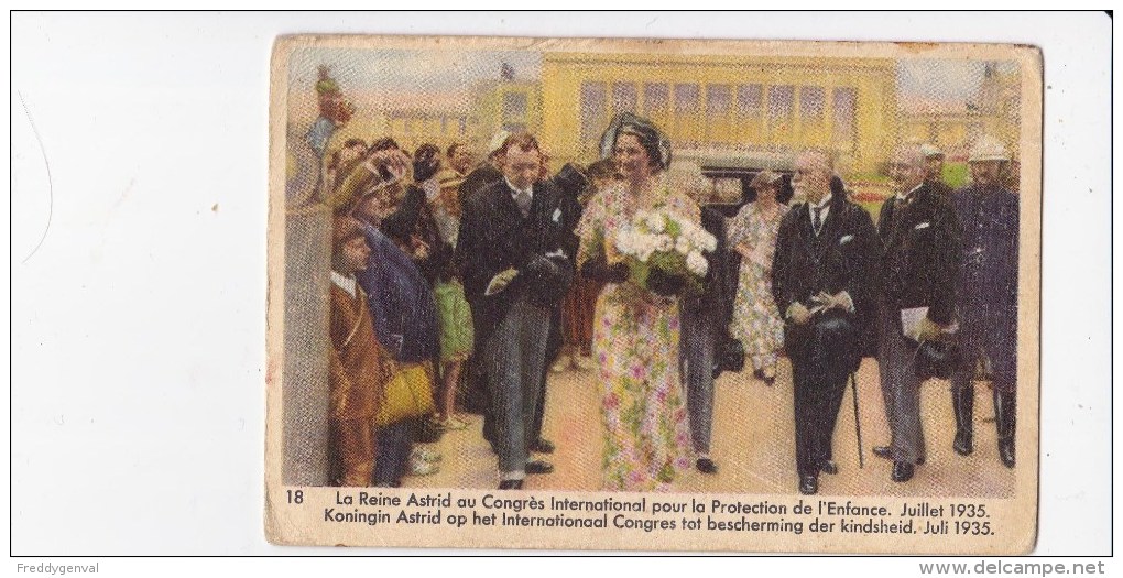 LA REINE ASTRID AU CONGRES INTERNATIONAL POUR LA PROTECTION DE L'ENFANCE 1935 - Personnages Historiques