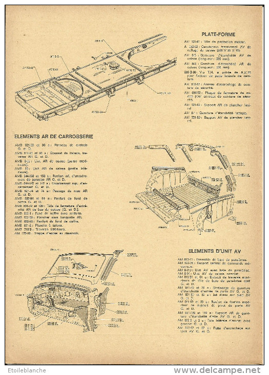 Voiture, Ami 6 Break Citroen (Paris 15e) - Fiche Technique L'expert Automobile - Matériel Et Accessoires