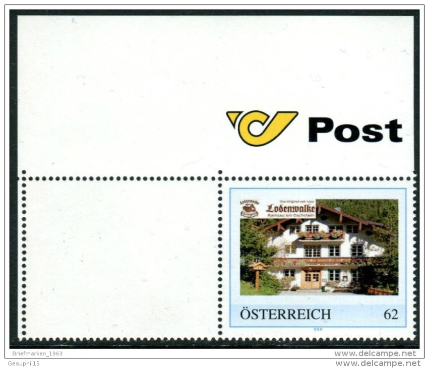 ÖSTERREICH / PM Nr. 8106409 / Trachtenspezialisten In Österreich - Lodenwalker / Postfrisch / ** - Personnalized Stamps