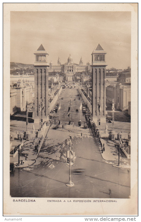 España--Barcelona--1929--Entrada A La Exposicion Internacional De Barcelona - Barcelona