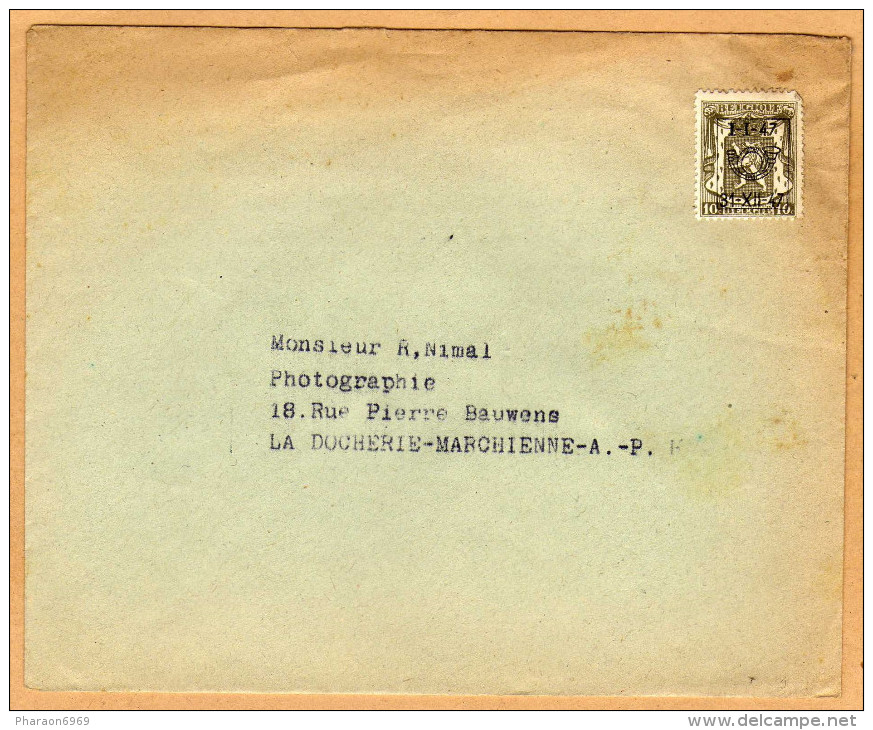 Enveloppe Cover Brief Préoblitéré à La Docherie - Typo Precancels 1936-51 (Small Seal Of The State)