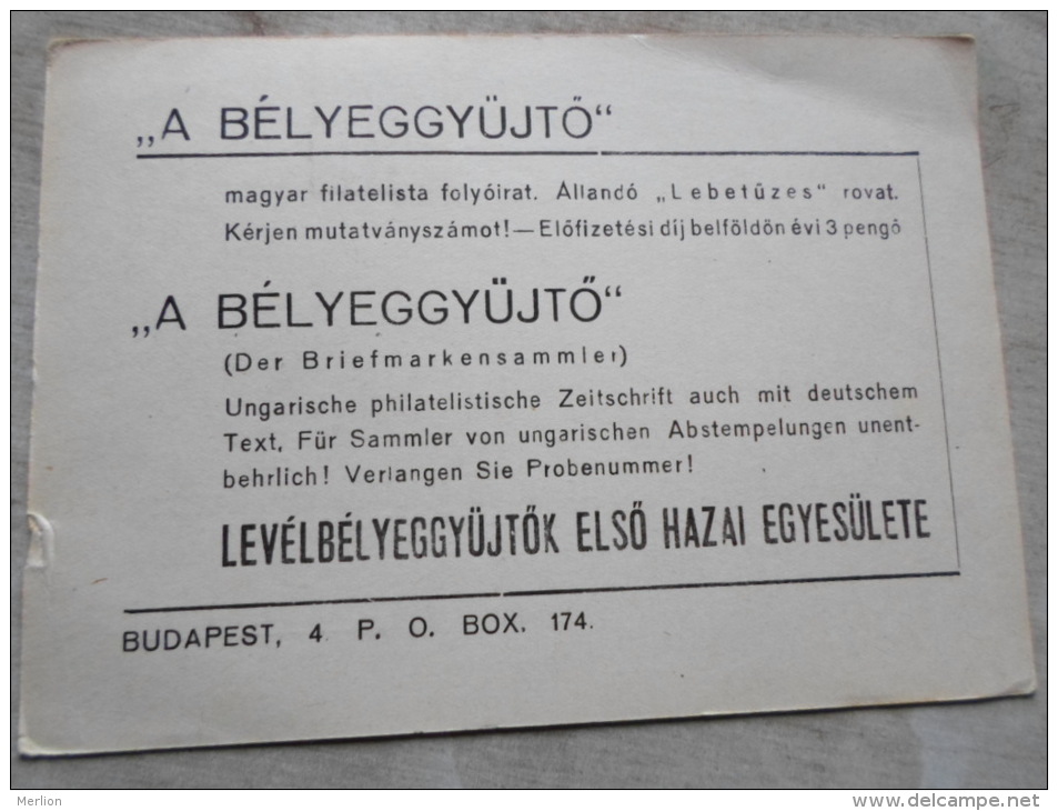 Hungary  -Magyar Piaristák Budapest- Levélbélyeggy. Elsö H. Egy. Budapest  -alkalmi Bélyegzés    1942  D128996 - Hojas Conmemorativas