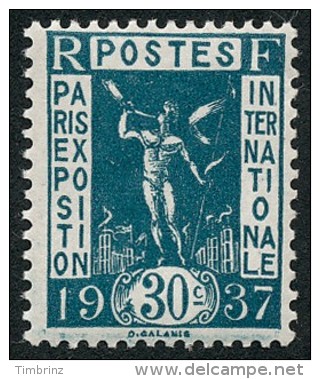 FRANCE 1936 - Yv. 323 ** Variétés  Cote= 4,50 EUR - Expo Internationale De Paris, 1937 ..Réf.FRA26772 - Nuovi