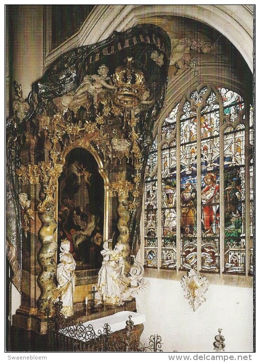 DE.- Straubing. Stiftskirche. Tod Maria-Kapelle Mit Asam-Altar. 2 Scans - Straubing