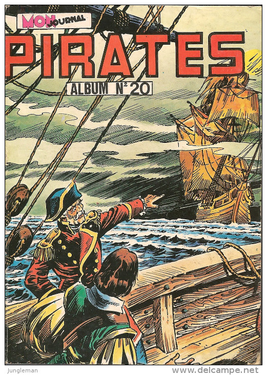 Album Relié Pirates - Reliure N° 20 - Contient Les Fascicules 85  86  87 - Editions Aventures Et Voyages - TBE - Petit Format