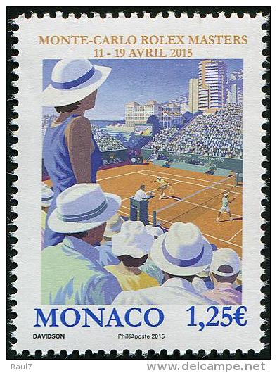 MONACO - 2015 - Monte-Carlo Rollex Masters De Tennis 2015 - 1v Neufs // Mnh - Unused Stamps