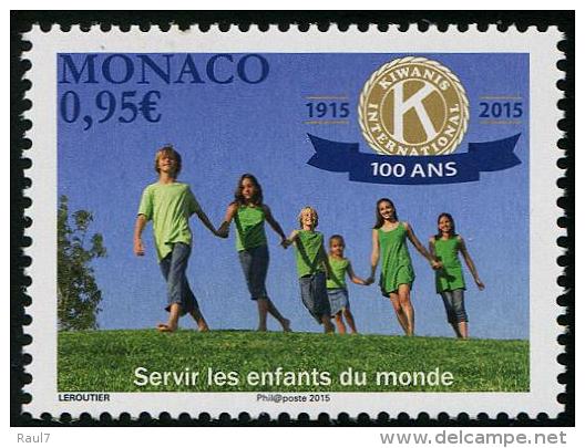 MONACO - 2015 - 100 Ans De Kiwanis International, Servir Les Enfants - 1v Neufs // Mnh - Neufs