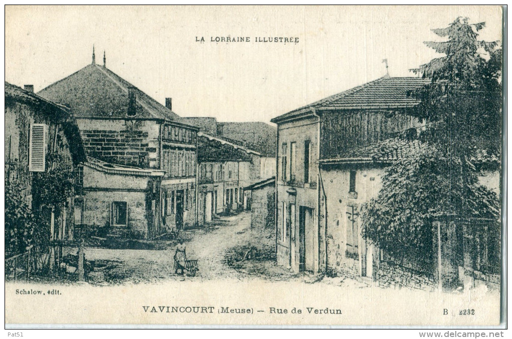 55 - Vavincourt : Rue De Verdun - Vavincourt