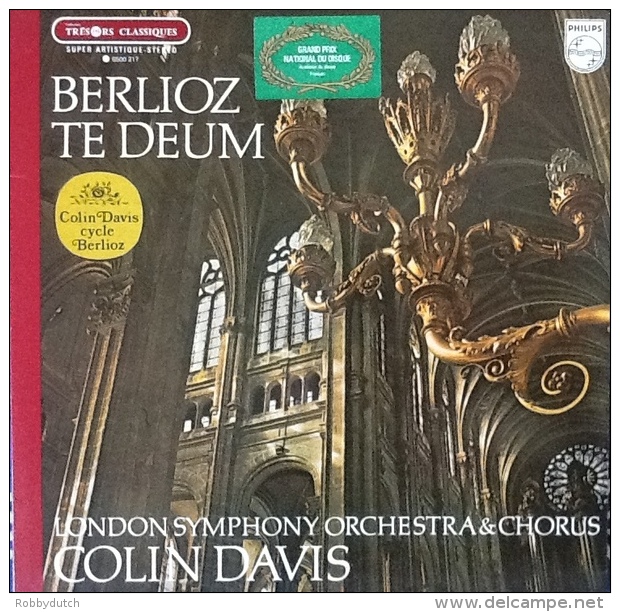 * LP *  BERLIOZ - TE DEUM - LONDON SYMPHONY ORCHESTRA / COLIN DAVIS (France 1969 EX!!!) - Klassiekers