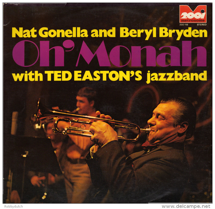 * LP *  NAT GONELLA / BERYL BRYDEN / TED EASTON'S JAZZBAND - OH' MONAH (Germany 1973) - Jazz