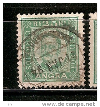 Portugal  & Angra,  D. Carlos I,  1892-93 (5) - Angra