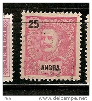 Portugal  & Angra, D. Carlos I, 1898-1905 (28) - Angra