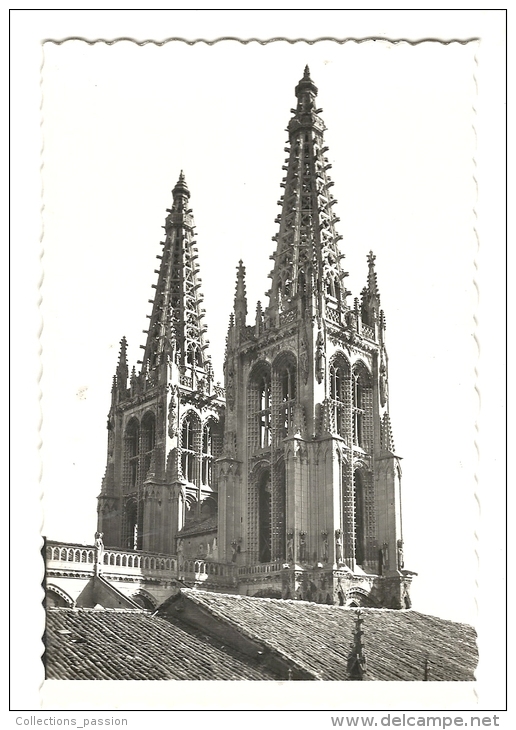 Cp, Espagne, Burgos, Cathédrale, Les Clochers - Burgos
