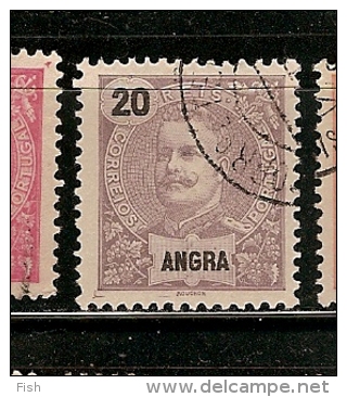 Portugal  &  Angra, D. Carlos I, 1897 (17) - Angra