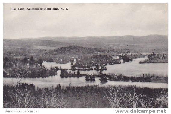 Star Lake Adirondack Mountains New York Albertype - Adirondack