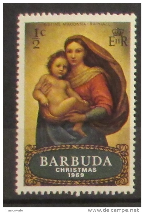 Barbuda 1969 Christmas Madonna Raffaello - 1960-1981 Autonomie Interne