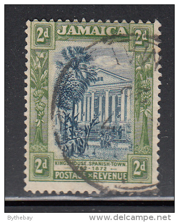 Jamaica Used Scott #91 2p Kingshouse, Spanish Town Wmk: Multi Crown, Script CA - Jamaica (...-1961)