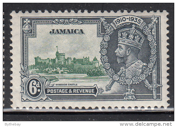 Jamaica MNH Scott #111 6p 1935 George V Silver Jubilee - Jamaïque (...-1961)