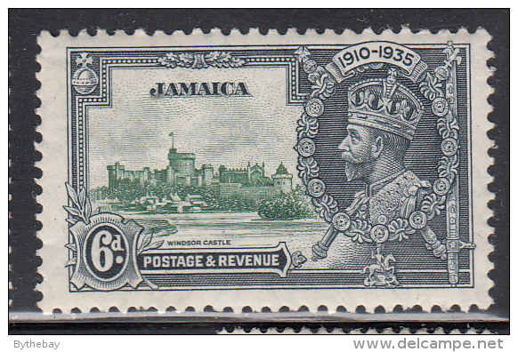 Jamaica MNH Scott #111 6p 1935 George V Silver Jubilee - Familles Royales