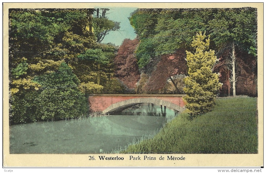 Westerloo    Park Prins De Mérode  (uit Plakboek)  1952 - Westerlo