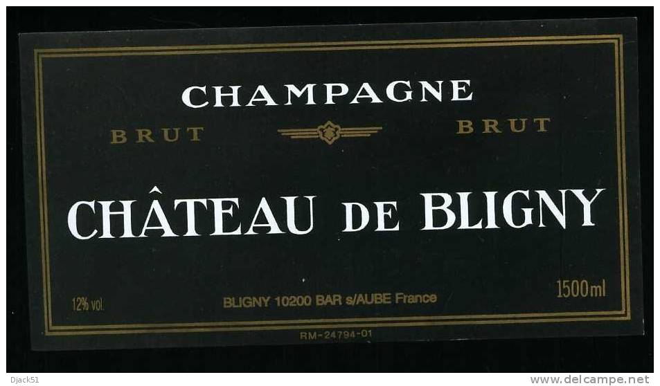 Champagne CHATEAU DE BLIGNY - 1500 Ml - Champagne