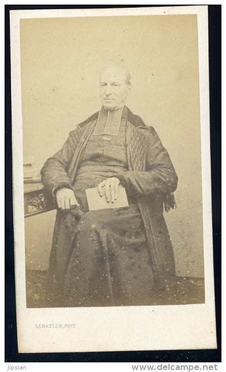 Photographie CDV C. 1860-70 Sabatier Photographe Au Puy - Homme D´ église - Photo Albuminée - Mars Phot4 - Anciennes (Av. 1900)