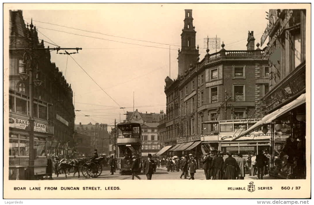 BOAR LANE FROM DUNCAN STREET LEEDS - Leeds