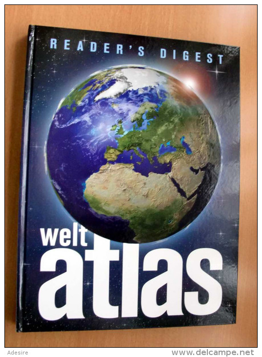 WELTATLAS Von Reader`s Digest, 318 Seiten, Ausgabe Um 2004, Sehr Guter Zustand, Größe Ca.37 X 28 X 3 Cm - Mappemondes