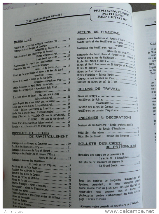 * LANGUEDOC NUMISMATIQUE * N°26 & 29-Alexandrie, Luri ,Mines,Perpignan,Tarusates ,boutons D'uniforme.. - French