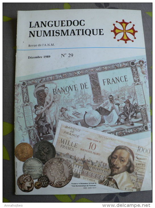 * LANGUEDOC NUMISMATIQUE * N°26 & 29-Alexandrie, Luri ,Mines,Perpignan,Tarusates ,boutons d'uniforme..