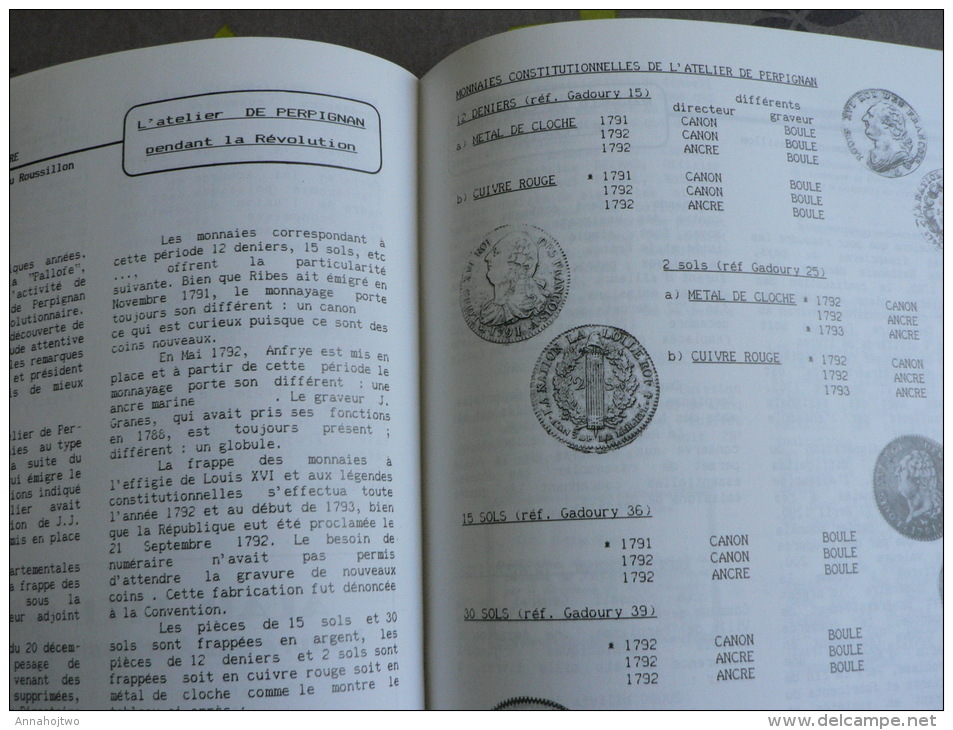 * LANGUEDOC NUMISMATIQUE * N°26 & 29-Alexandrie, Luri ,Mines,Perpignan,Tarusates ,boutons d'uniforme..