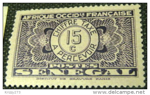 Senegal 1935 Postage Due 15c - Mint - Timbres-taxe