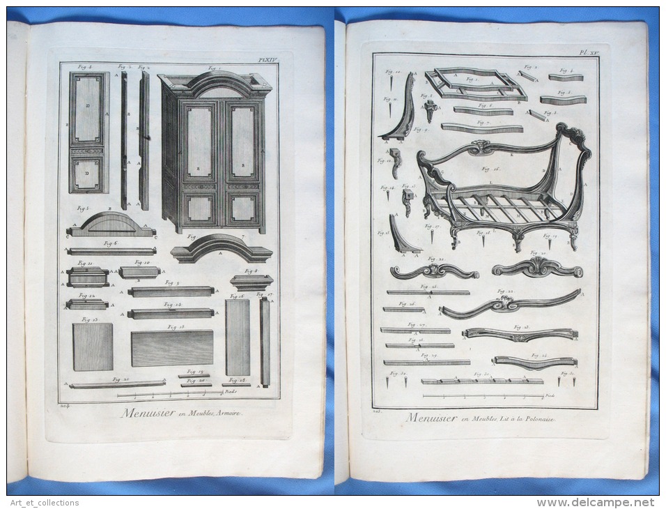 Menuisier En MEUBLES / Planches D’époque XVIIIè - 1701-1800