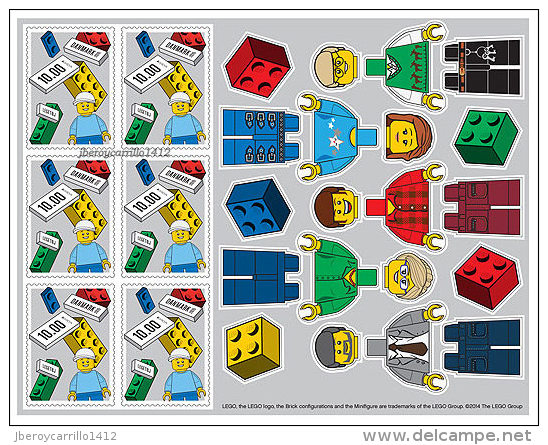 DINAMARCA /DENMARK/ DÄNEMARK  -EUROPA 2015- "JUGUETES ANTIGUOS / OLD TOYS"-  SOUVENIR SHEET O HOJA DECORADA De 6 X 10,00 - 2015