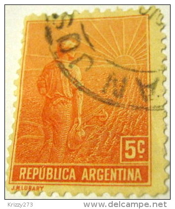 Argentina 1911 Agriculture 5c - Used - Gebruikt