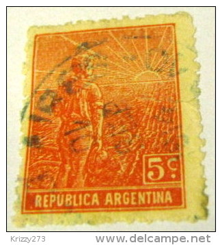 Argentina 1912 Agriculture 5c - Used - Gebruikt