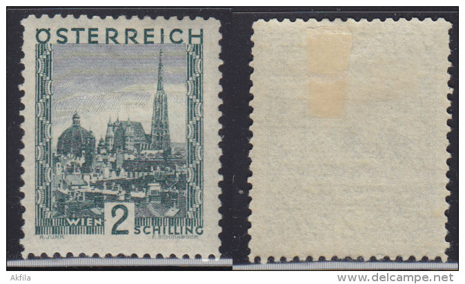 1248(5). Austria, 1929, Landscapes, Value Of 2S, Perforation 12½, MH (*) Michel 511 - Unused Stamps