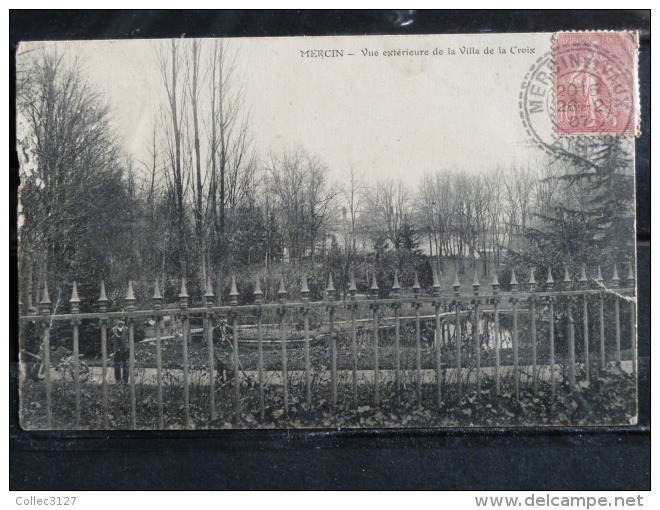 L4 - 02 - Mercin - Vue Extérieure De La Villa De La Croix - Edition Labbé-Lespérance - 1907 - Other & Unclassified