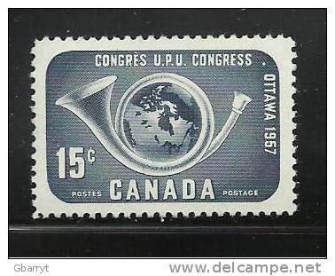 Canada Scott #  372 MNH VF UPU...................... ...............D28 - Unused Stamps