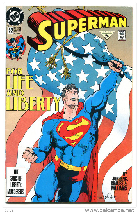 Superman For Life And Liberty 1992 N° 69 - Andere & Zonder Classificatie