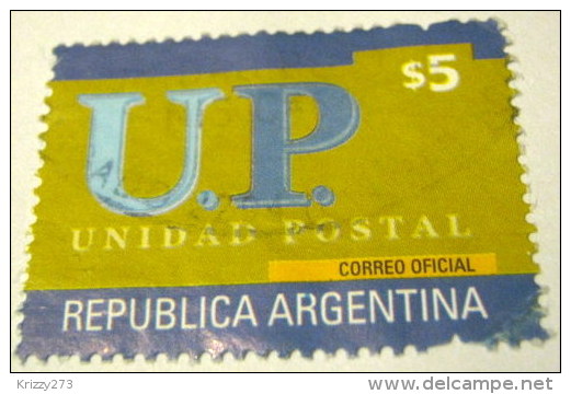 Argentina 2002 Postal Agents Stamps $5 - Used - Usati