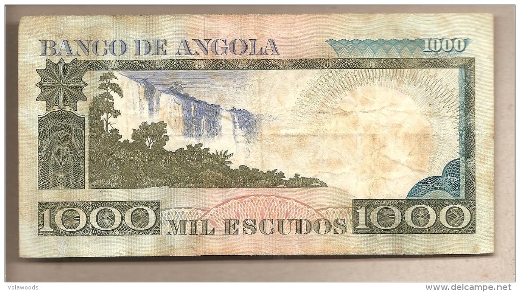 Angola - Banconota Circolata Da 1000 Scudi - 1973 - Angola