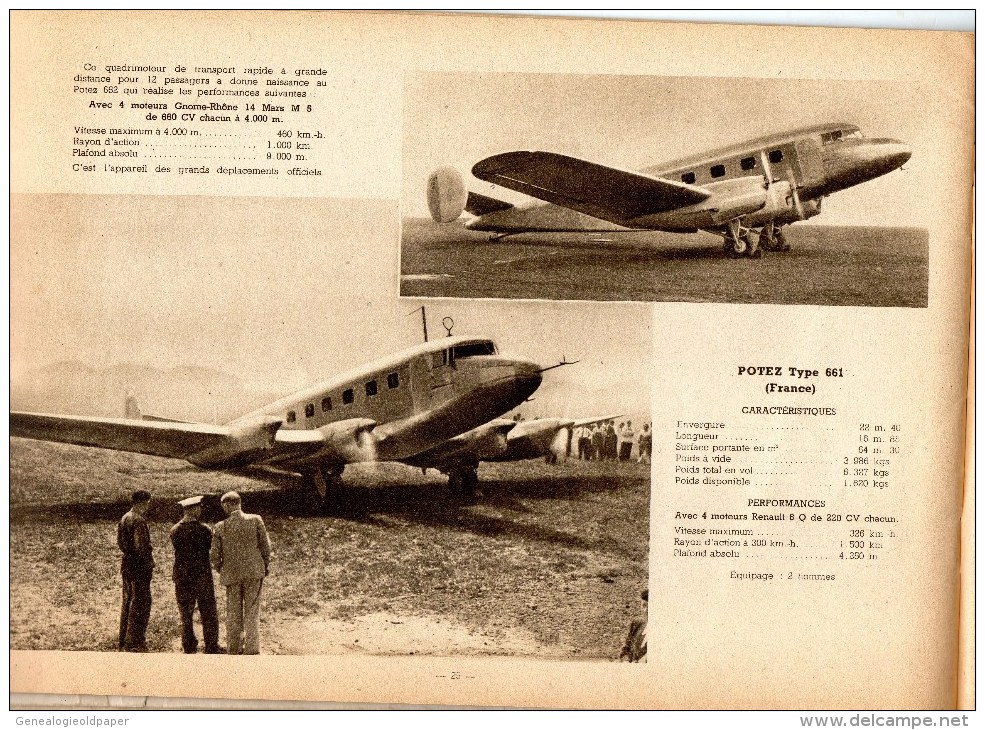 AVIATION - AIR ALBUM N° 5- EDITIONS TONY VASSILLIERE - LUCIEN CAVE-MESSERSCHMITT-POTEZ-HEINKEL-CAUDRON-PAYEN - AeroAirplanes